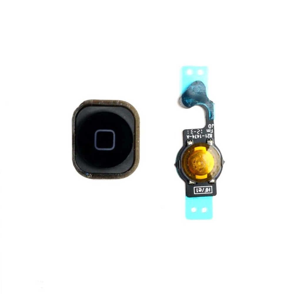 GemTech Apple Uyumlu iPhone 5 Home Tuş Bordu Filmi Siyah