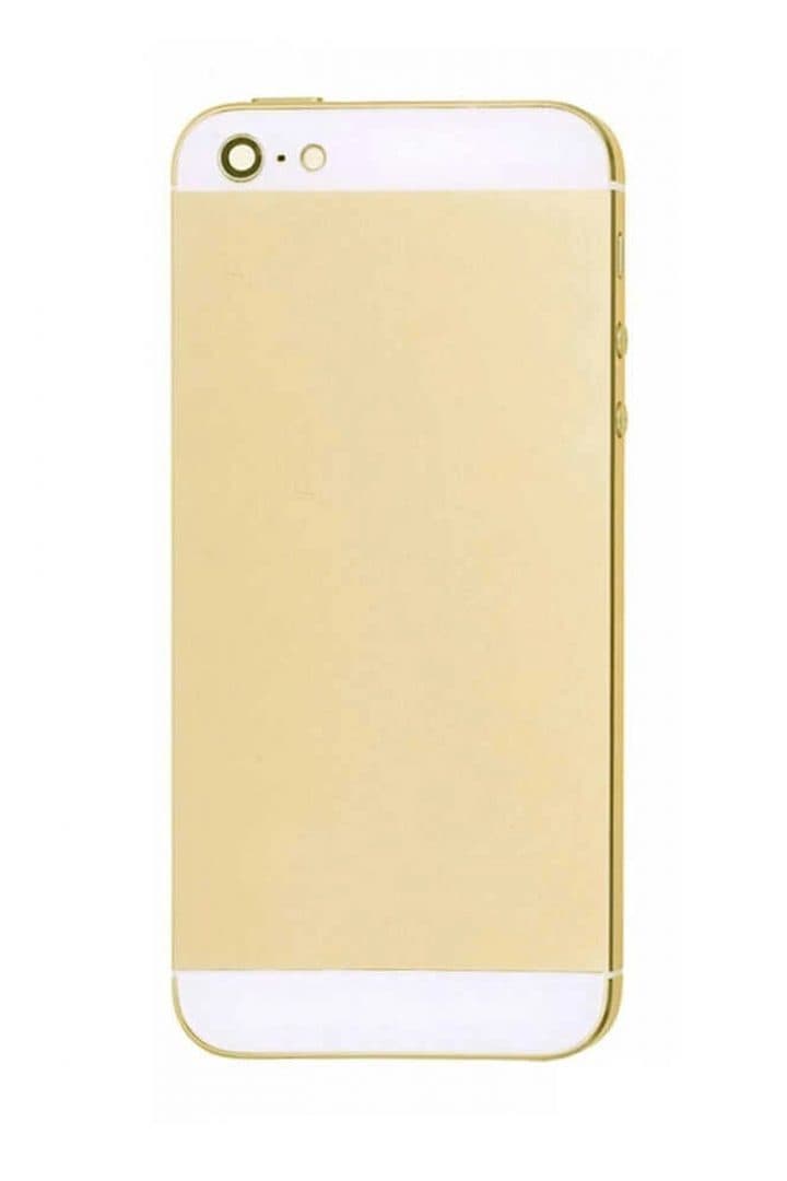 GemTech Apple Uyumlu iPhone 5 Kasa Gold Boş