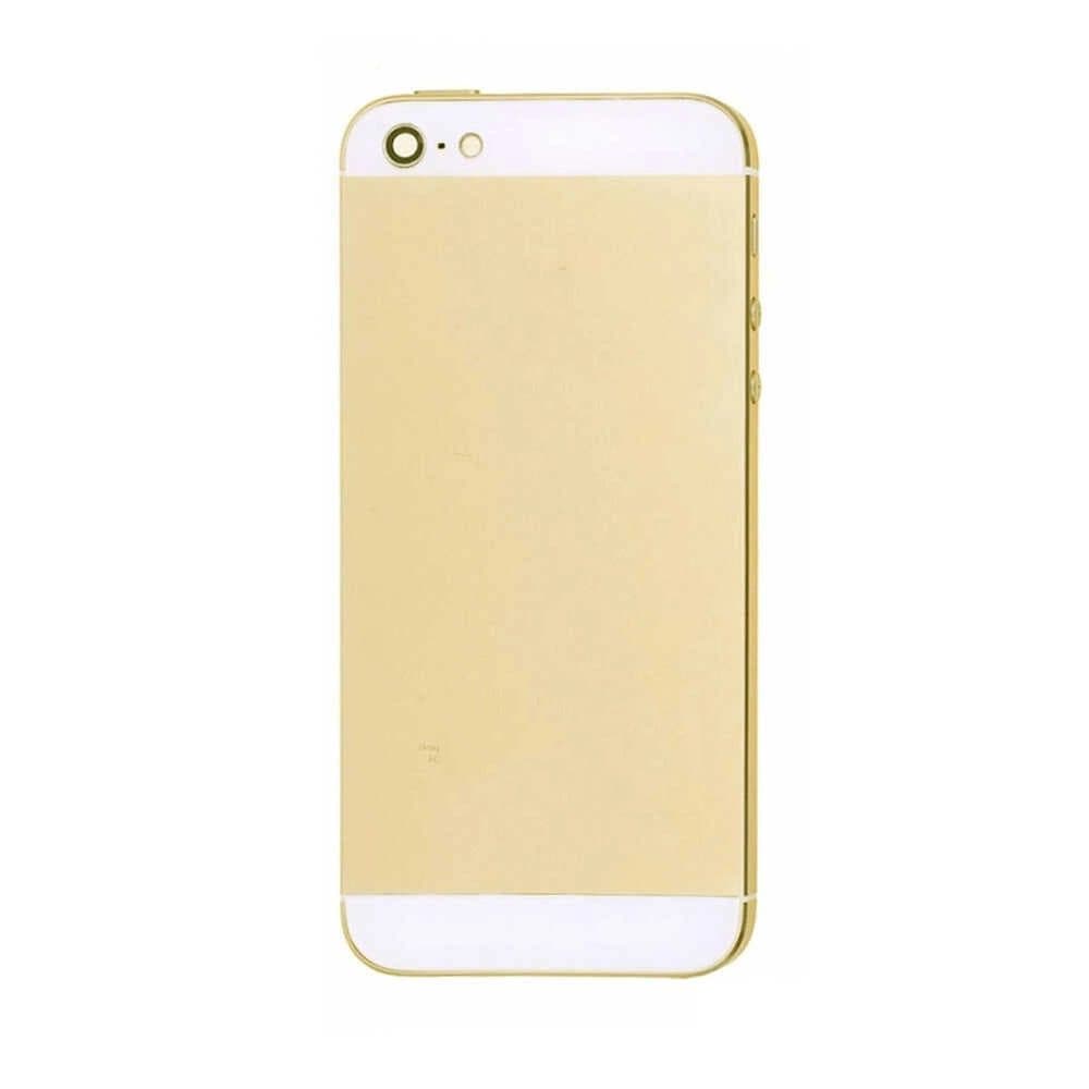 GemTech Apple Uyumlu iPhone 5 Kasa Gold Dolu