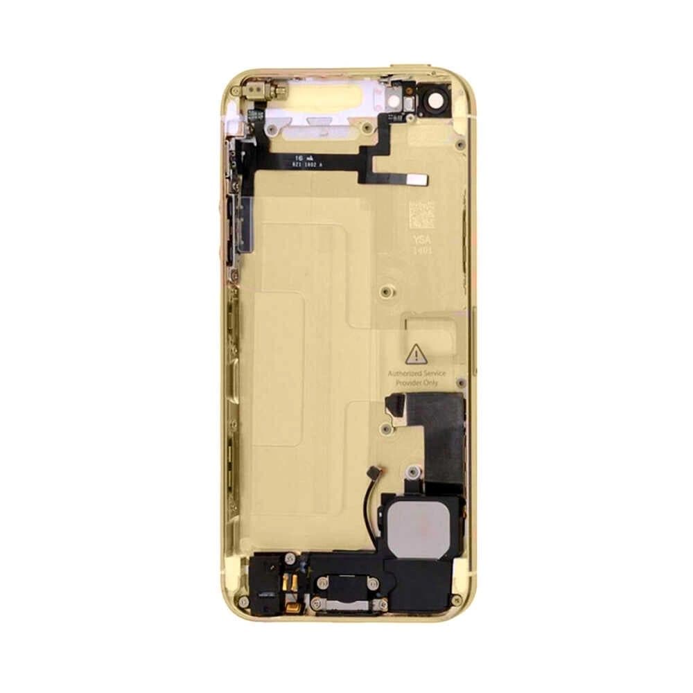 GemTech Apple Uyumlu iPhone 5 Kasa Gold Dolu