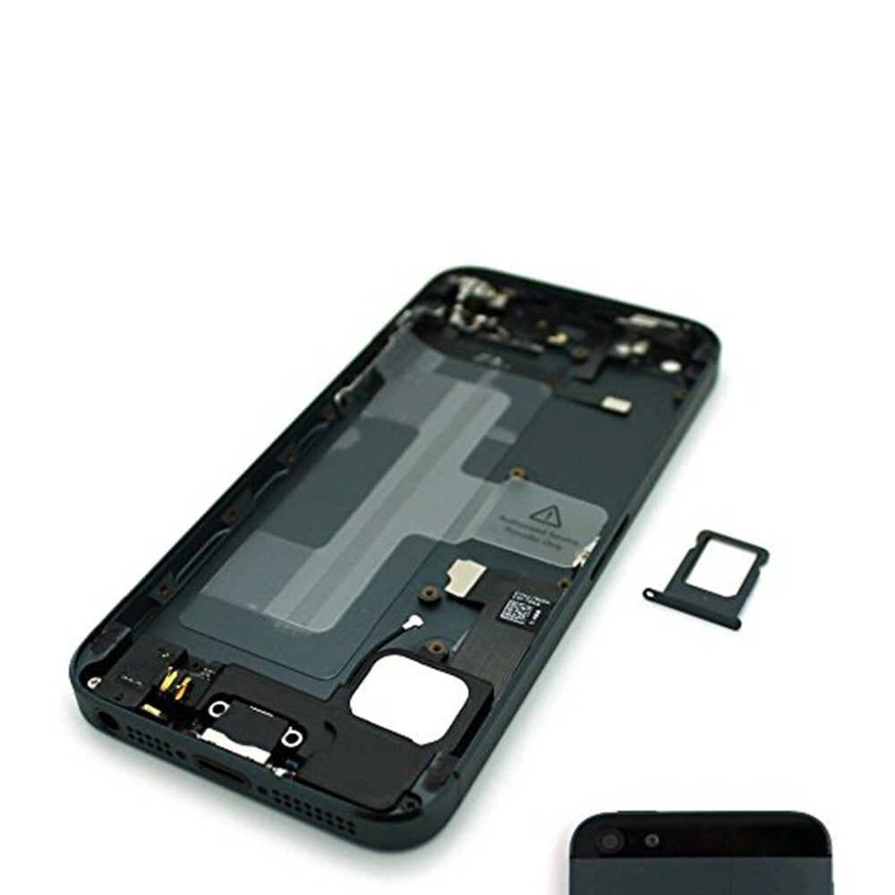 GemTech Apple Uyumlu iPhone 5 Kasa Siyah Dolu
