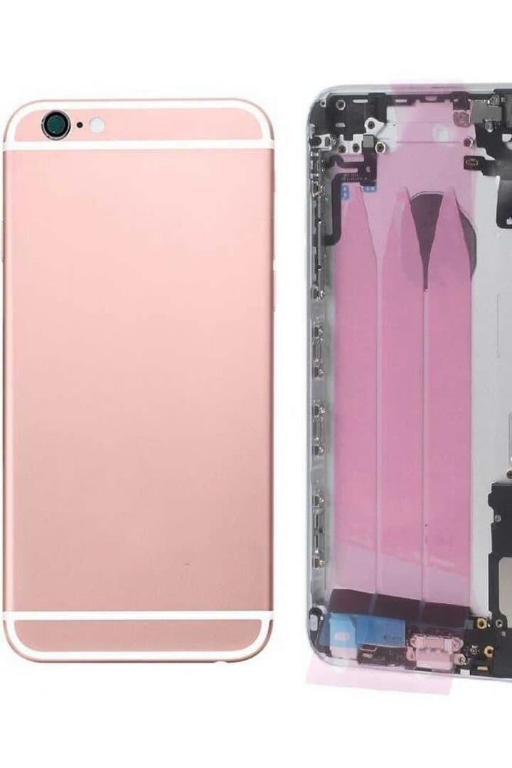 GemTech Apple Uyumlu iPhone 6s Kasa Rose Dolu
