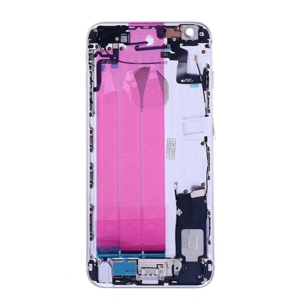 GemTech Apple Uyumlu iPhone 6s Plus Kasa Gümüş Dolu