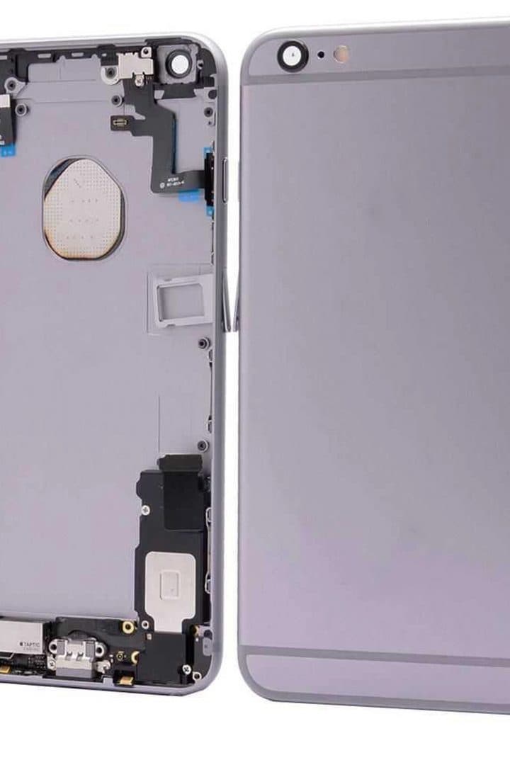 GemTech Apple Uyumlu iPhone 6s Plus Kasa Siyah Dolu