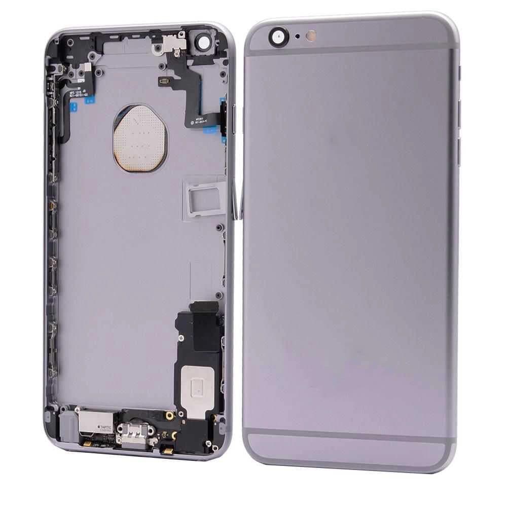 GemTech Apple Uyumlu iPhone 6s Plus Kasa Siyah Dolu