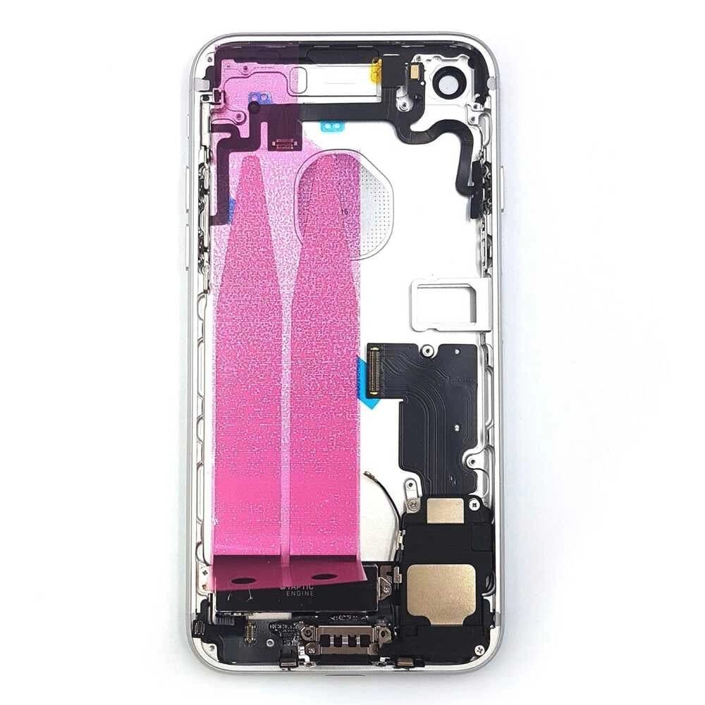 GemTech Apple Uyumlu iPhone 7 Kasa Beyaz Dolu