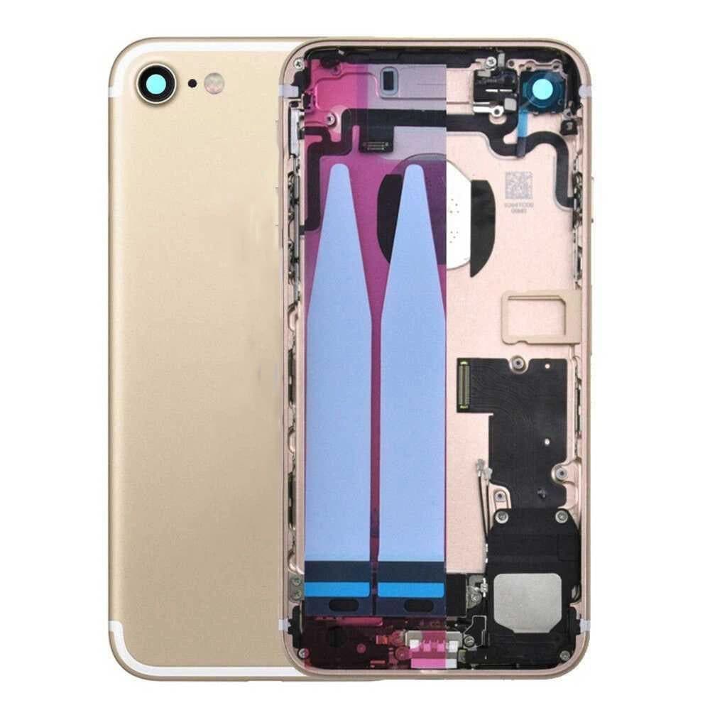 GemTech Apple Uyumlu iPhone 7 Kasa Gold Dolu
