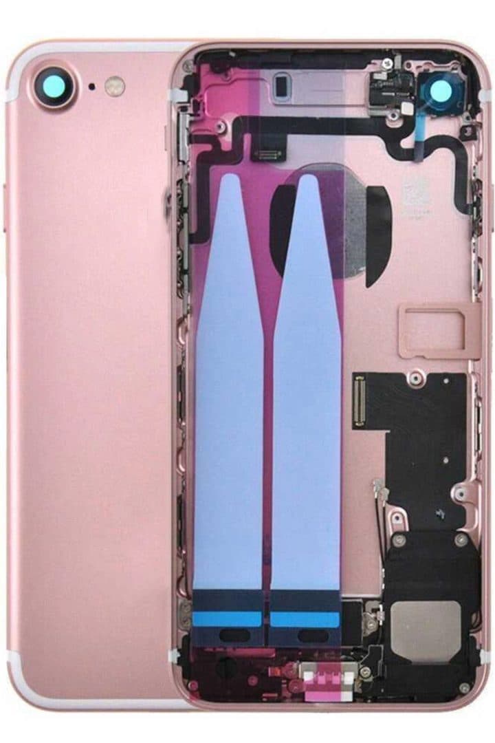 GemTech Apple Uyumlu iPhone 7 Kasa Rose Dolu