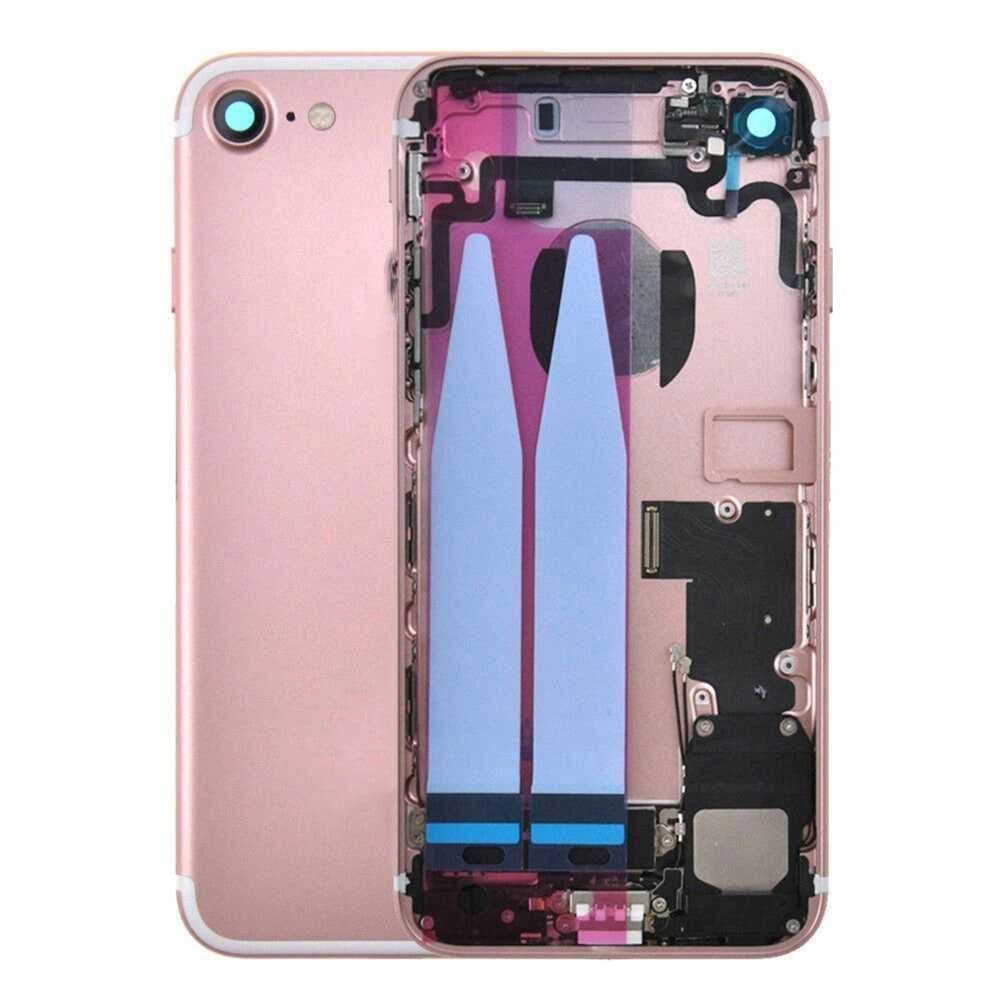GemTech Apple Uyumlu iPhone 7 Kasa Rose Dolu