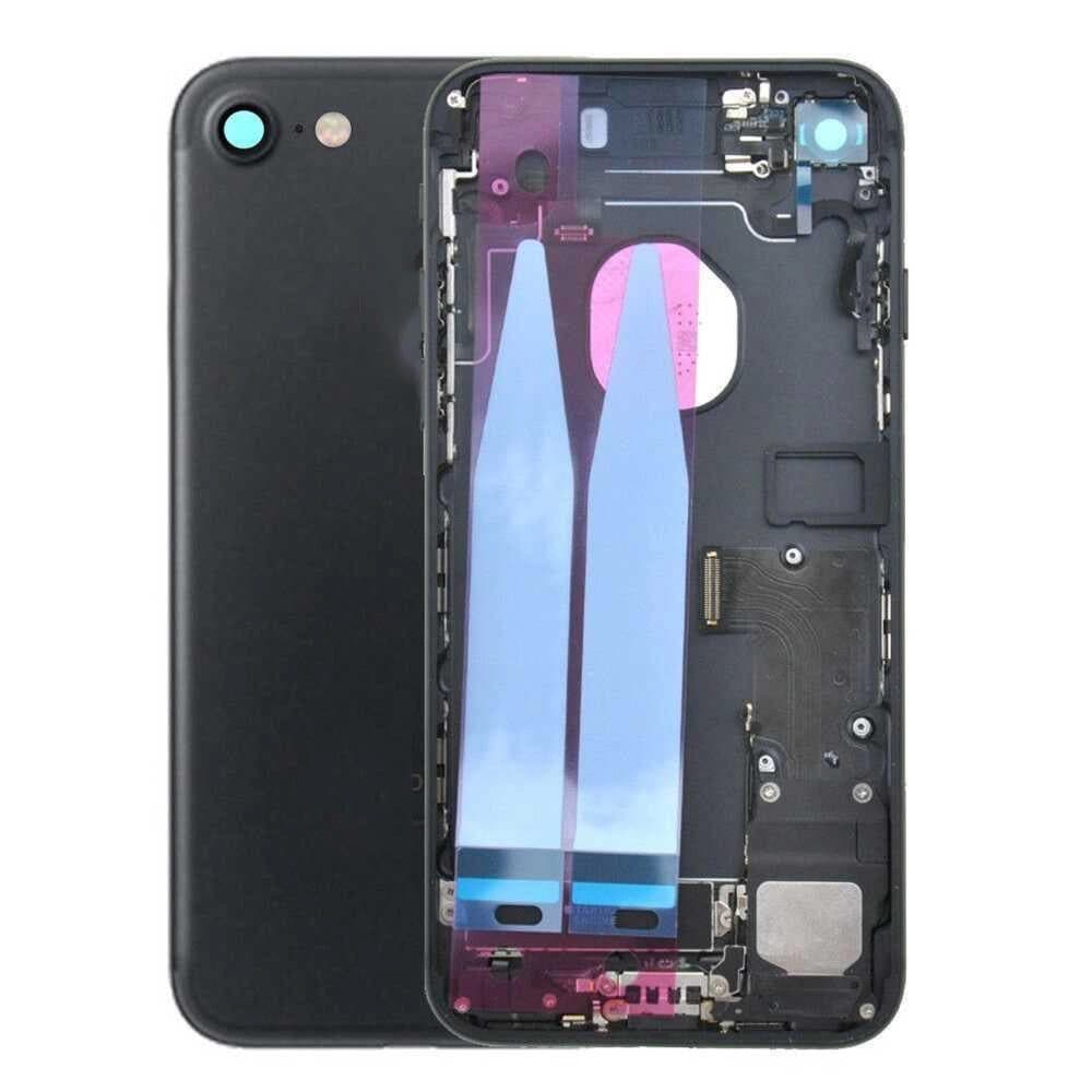 GemTech Apple Uyumlu iPhone 7 Kasa Siyah Dolu
