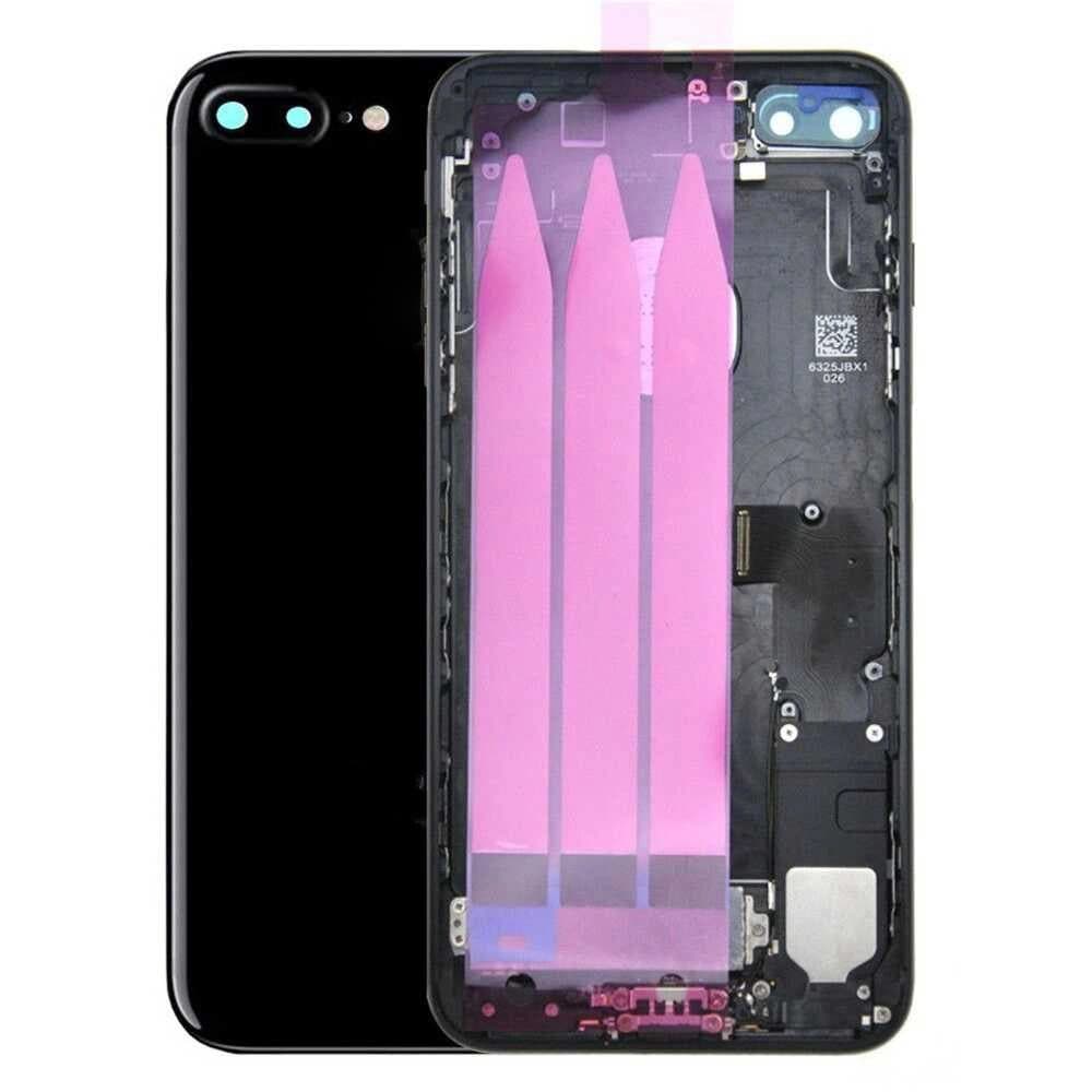GemTech Apple Uyumlu iPhone 7 Plus Kasa Jet Black Dolu