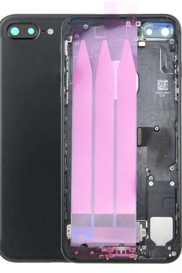 GemTech Apple Uyumlu iPhone 7 Plus Kasa Siyah Dolu