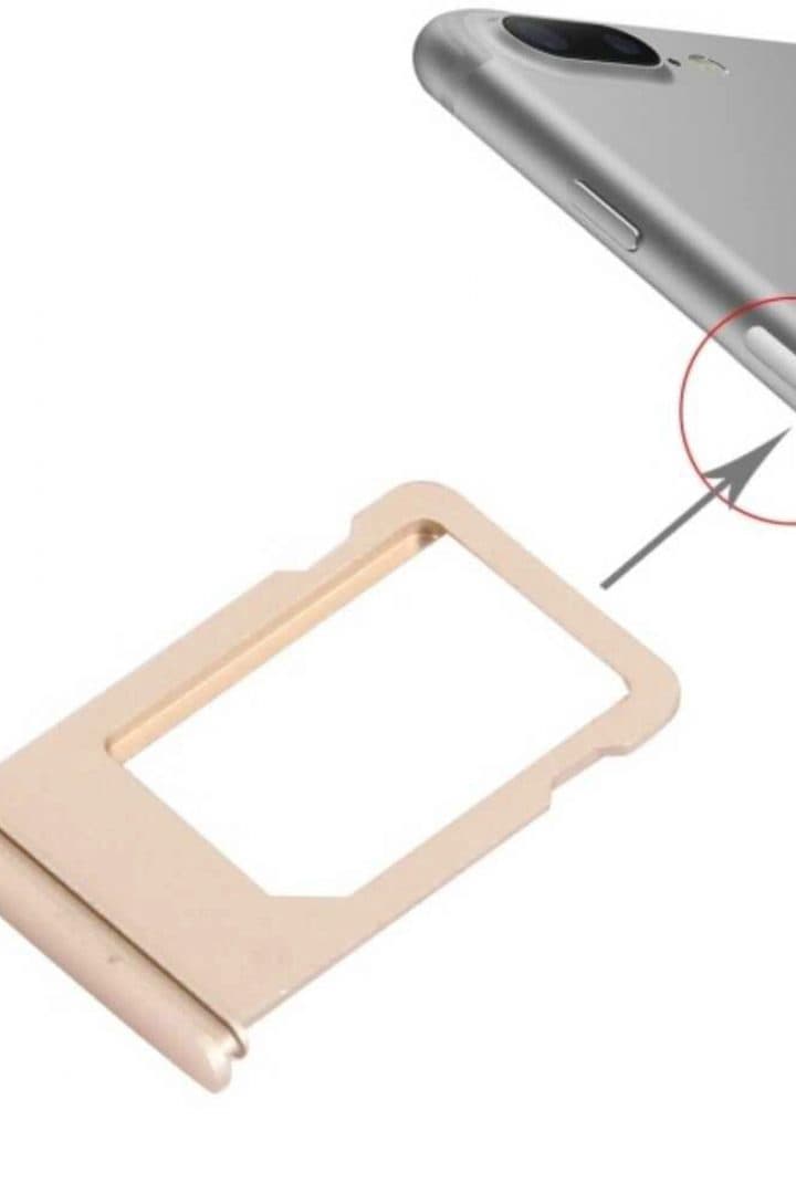 GemTech Apple Uyumlu iPhone 7 Plus Sim Kart Tepsisi Gold