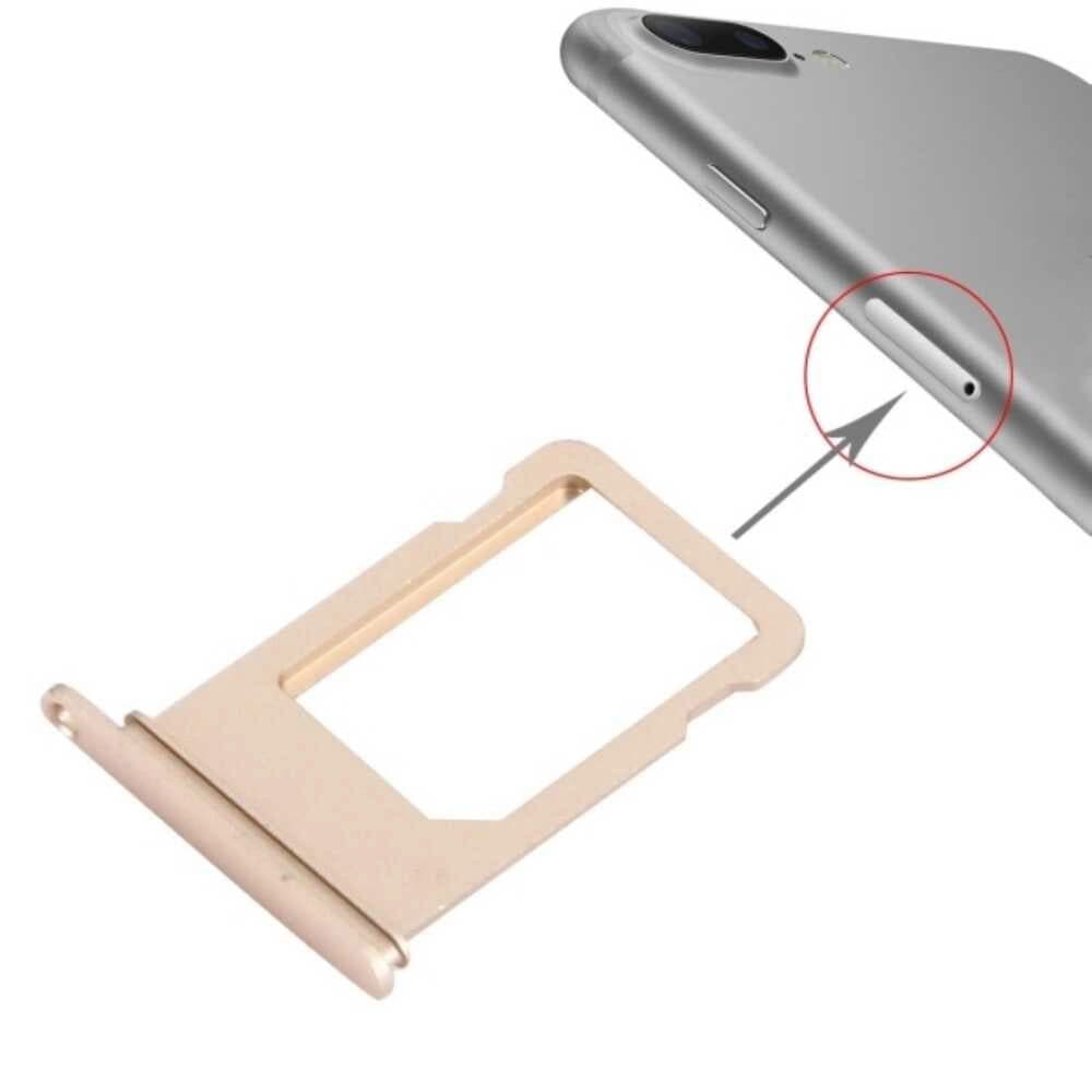 GemTech Apple Uyumlu iPhone 7 Plus Sim Kart Tepsisi Gold