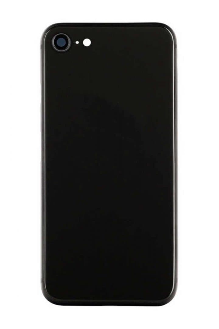 GemTech Apple Uyumlu iPhone 8 Kasa Kapak Siyah Dolu