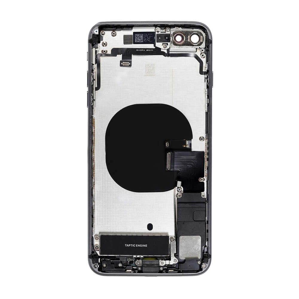 GemTech Apple Uyumlu iPhone 8 Plus Kasa Kapak Siyah Dolu