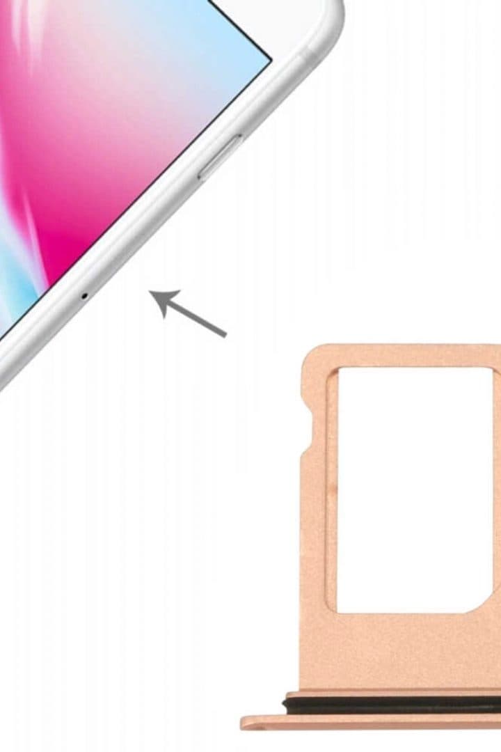 GemTech Apple Uyumlu iPhone 8 Sim Kart Tepsisi Rose