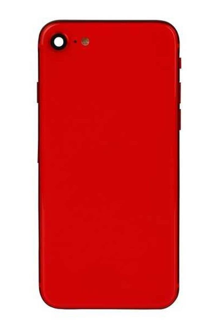 GemTech Apple Uyumlu iPhone Se 2020 Kasa Kapak Kırmızı Dolu