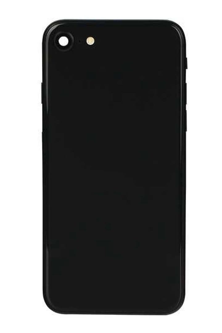 GemTech Apple Uyumlu iPhone Se 2020 Kasa Kapak Siyah Dolu