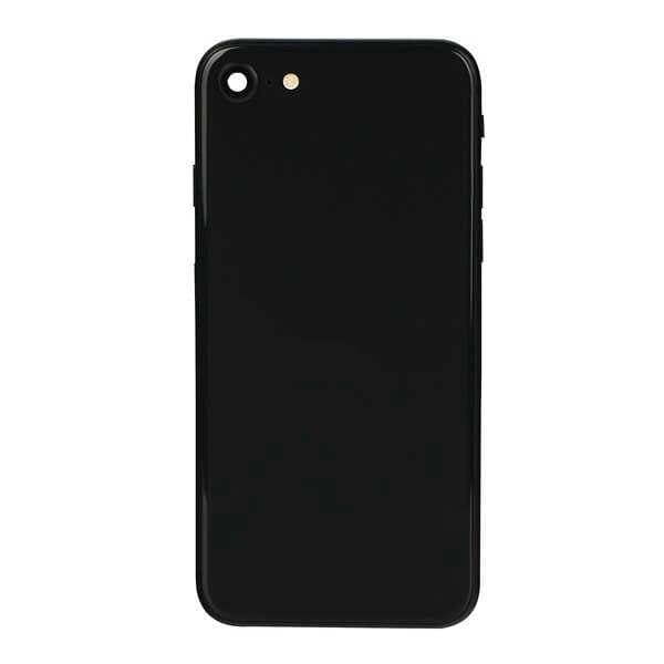 GemTech Apple Uyumlu iPhone Se 2020 Kasa Kapak Siyah Dolu