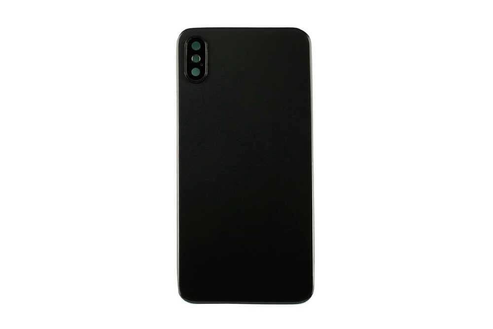 GemTech Apple Uyumlu iPhone X Arka Kapak Kamera Lensli Siyah
