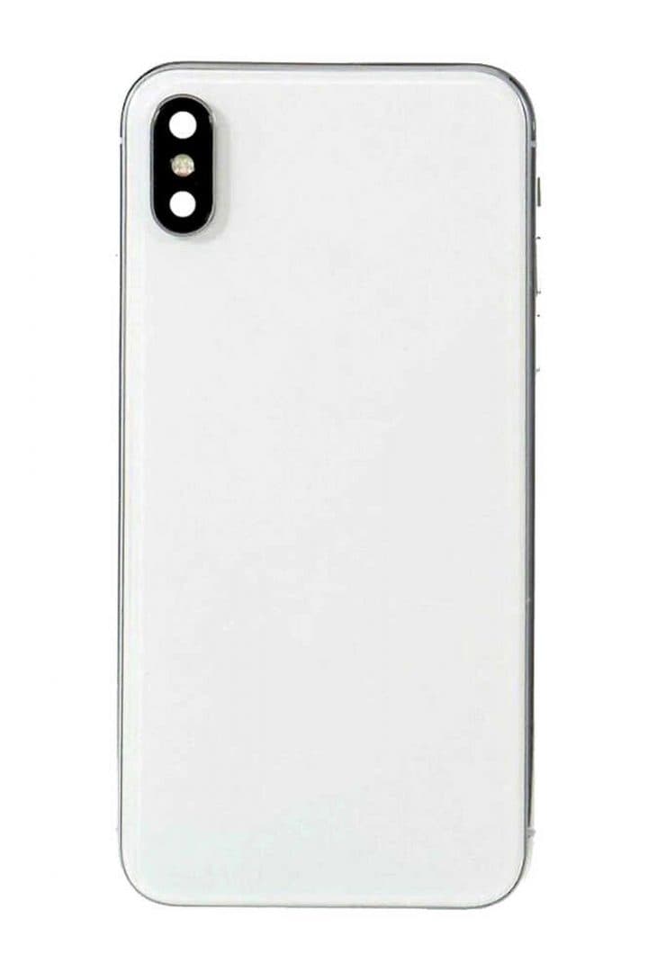 GemTech Apple Uyumlu iPhone X Kasa Kapak Beyaz Dolu