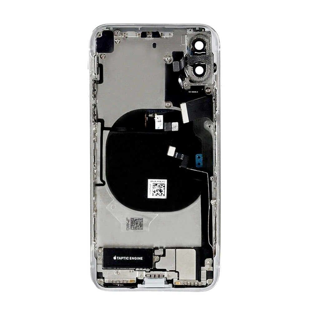 GemTech Apple Uyumlu iPhone X Kasa Kapak Beyaz Dolu