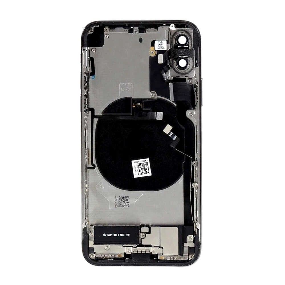 GemTech Apple Uyumlu iPhone X Kasa Kapak Siyah Dolu