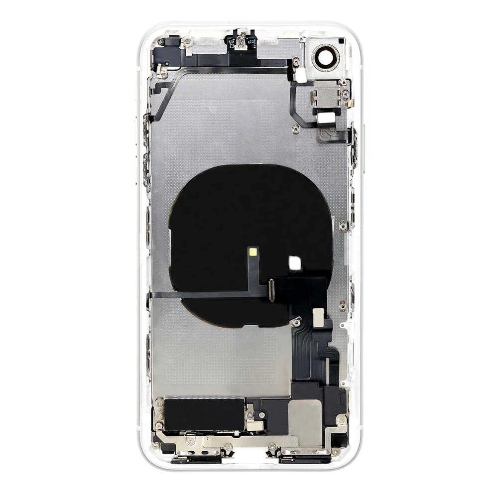 GemTech Apple Uyumlu iPhone Xr Kasa Kapak Beyaz Dolu