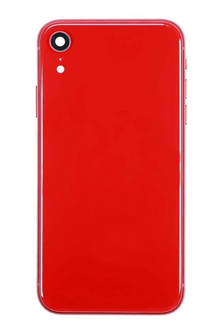 GemTech Apple Uyumlu iPhone Xr Kasa Kapak Kırmızı Boş