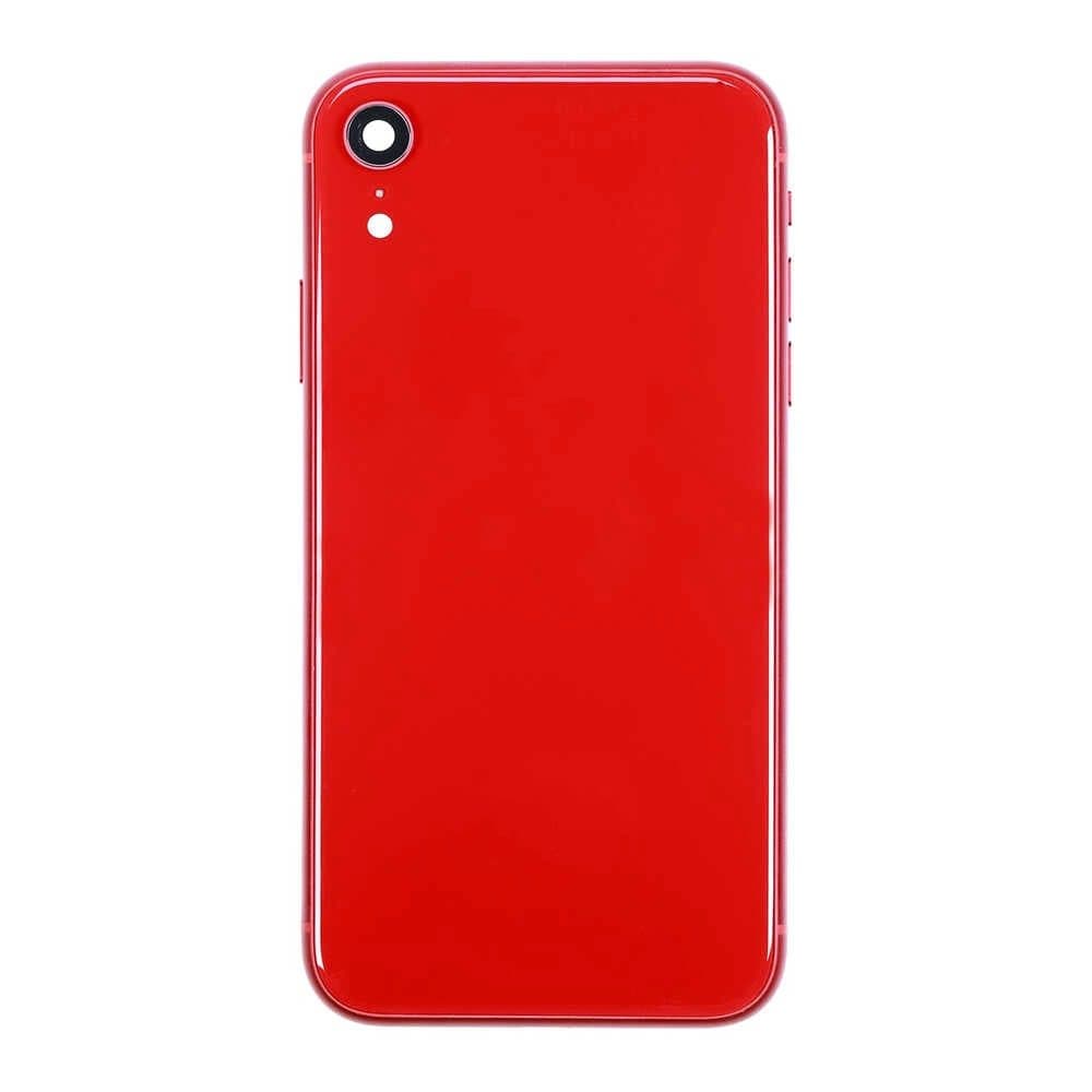 GemTech Apple Uyumlu iPhone Xr Kasa Kapak Kırmızı Dolu