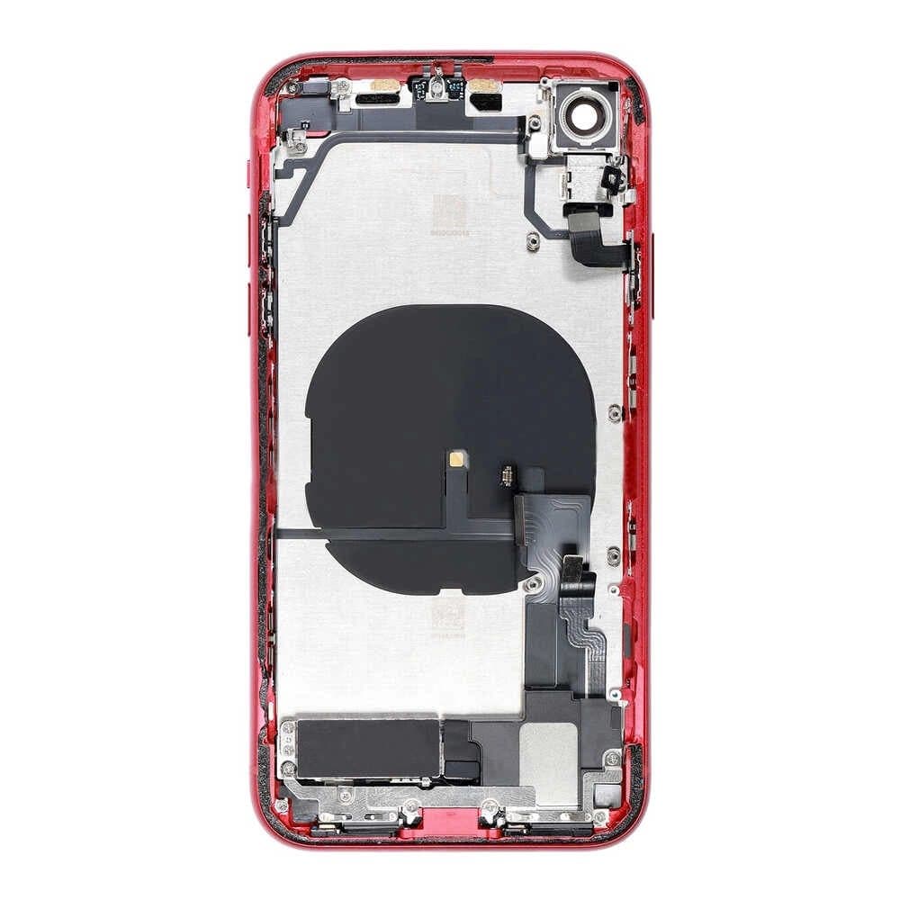 GemTech Apple Uyumlu iPhone Xr Kasa Kapak Kırmızı Dolu