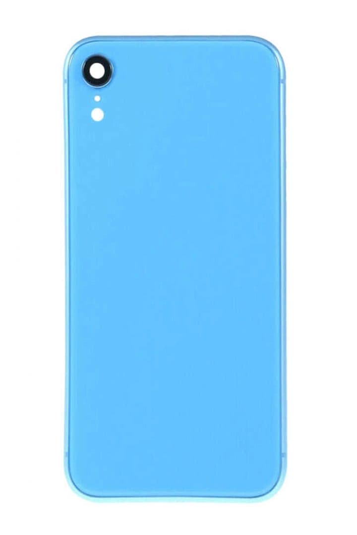 GemTech Apple Uyumlu iPhone Xr Kasa Kapak Mavi Dolu