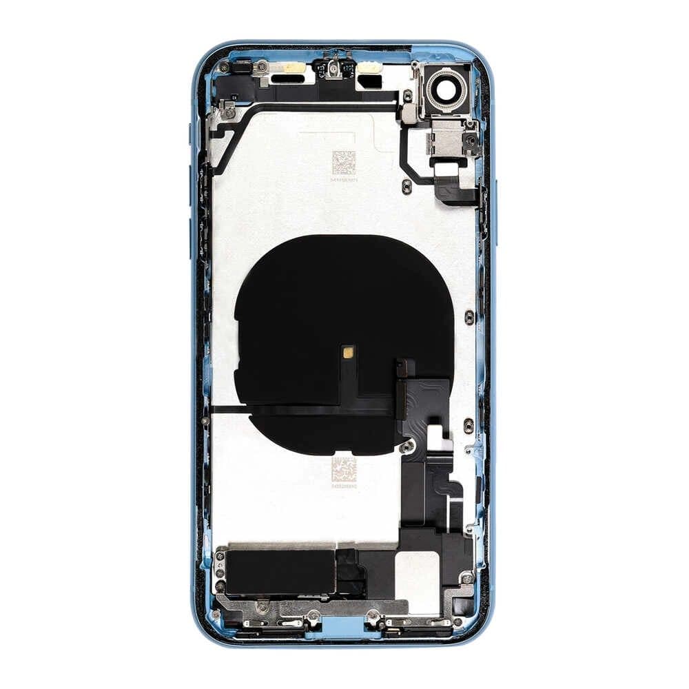 GemTech Apple Uyumlu iPhone Xr Kasa Kapak Mavi Dolu