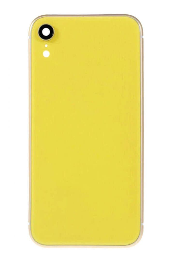 GemTech Apple Uyumlu iPhone Xr Kasa Kapak Sarı Dolu