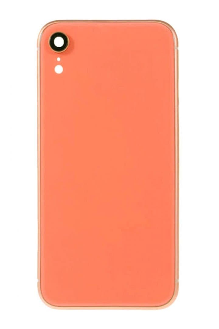 GemTech Apple Uyumlu iPhone Xr Kasa Kapak Turuncu Dolu