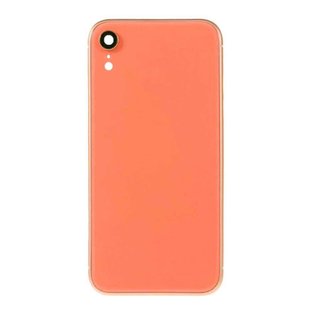 GemTech Apple Uyumlu iPhone Xr Kasa Kapak Turuncu Dolu