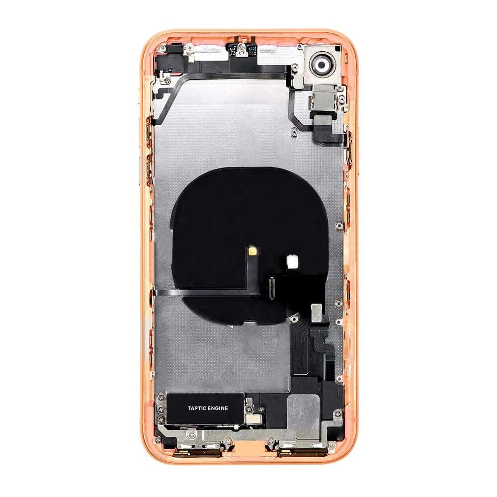 GemTech Apple Uyumlu iPhone Xr Kasa Kapak Turuncu Dolu