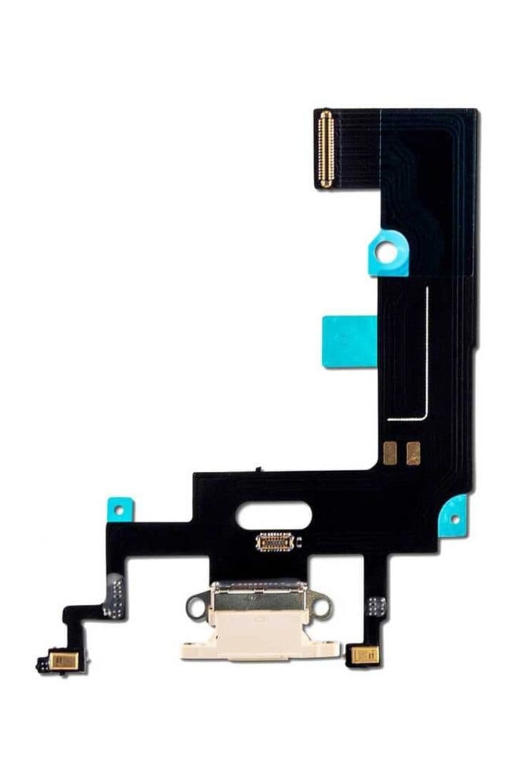 GemTech Apple Uyumlu iPhone Xr Şarj Soketli Mikrofon Filmi Flex Beyaz