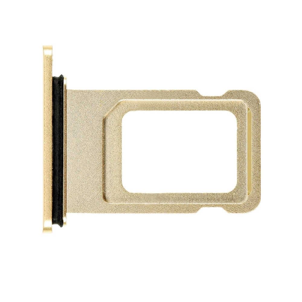 GemTech Apple Uyumlu iPhone Xs Max Sim Kart Tepsisi Gold Çift Simli
