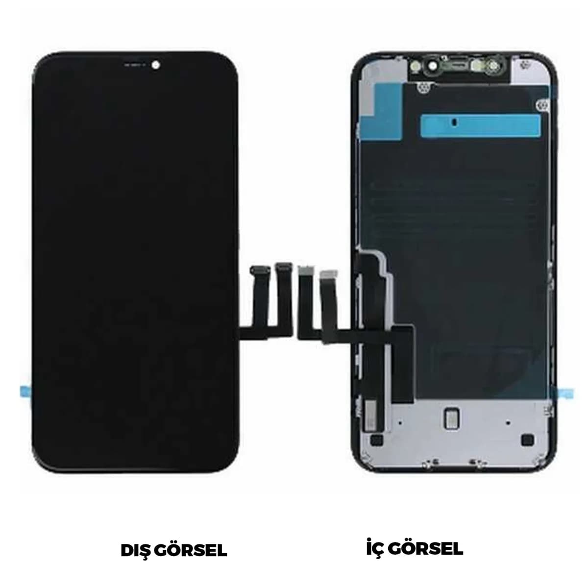 Gemtech Apple iPhone 11 Uyumlu Revize Lcd+Dokunmatik (Siyah)