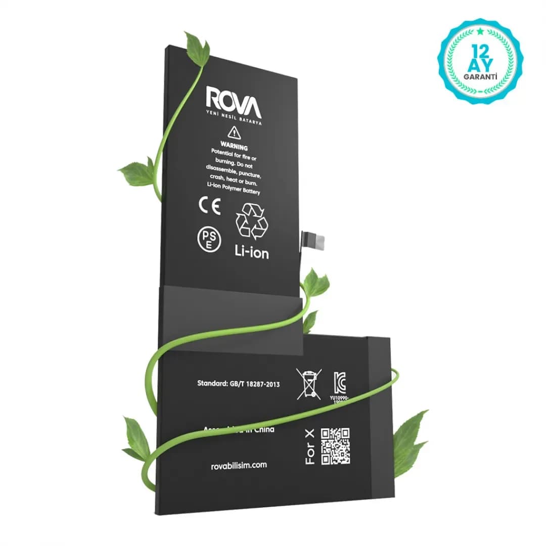 Gemtech Apple iPhone X Uyumlu 3500 MAh Batarya