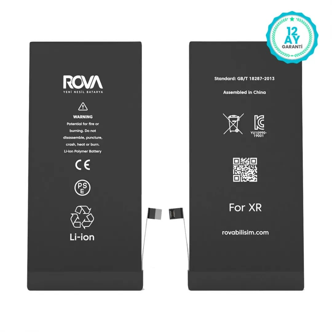 Gemtech Apple iPhone XR Uyumlu 3330 mAh Batarya