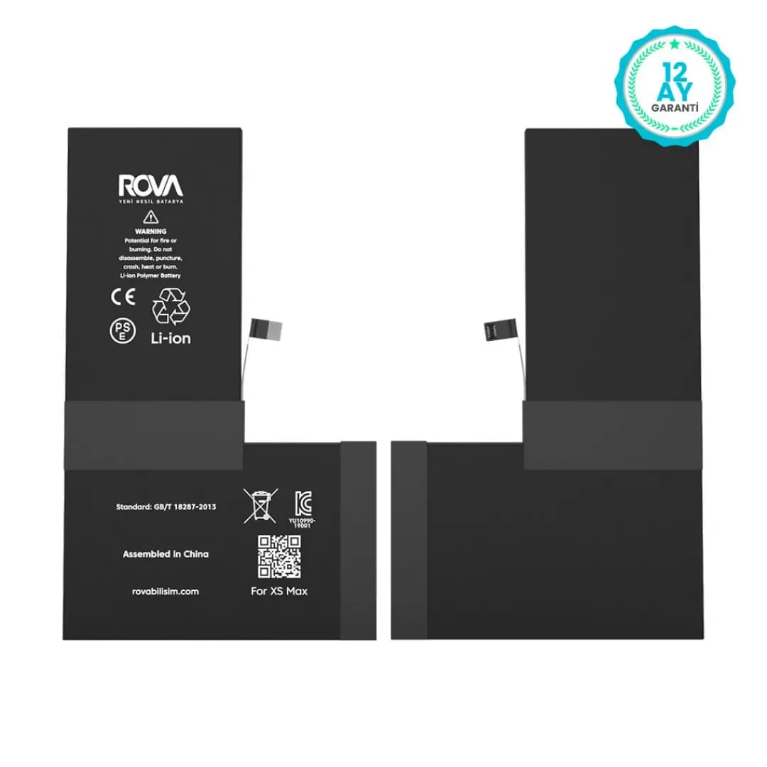 Gemtech Apple iPhone XS Max Uyumlu 3330 mAh Batarya