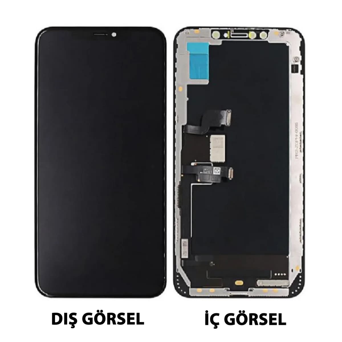 Gemtech Apple iPhone XS Uyumlu Revize Lcd+Dokunmatik (Siyah)