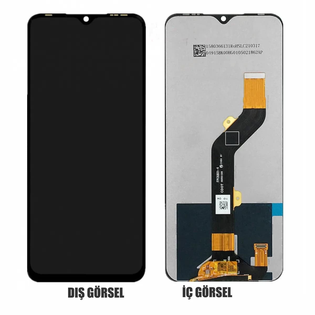 Gemtech İnfinix Hot 10 Play Uyumlu Org Lcd+Dokunmatik (Siyah)