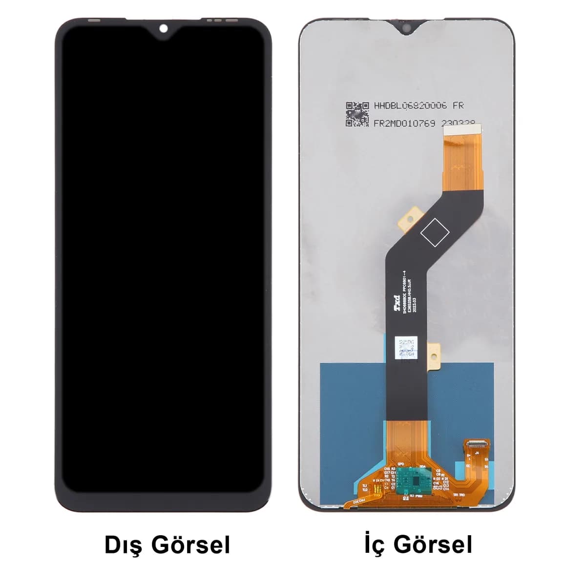 Gemtech İnfinix Hot 11 Play Uyumlu Org Lcd+Dokunmatik (Siyah)