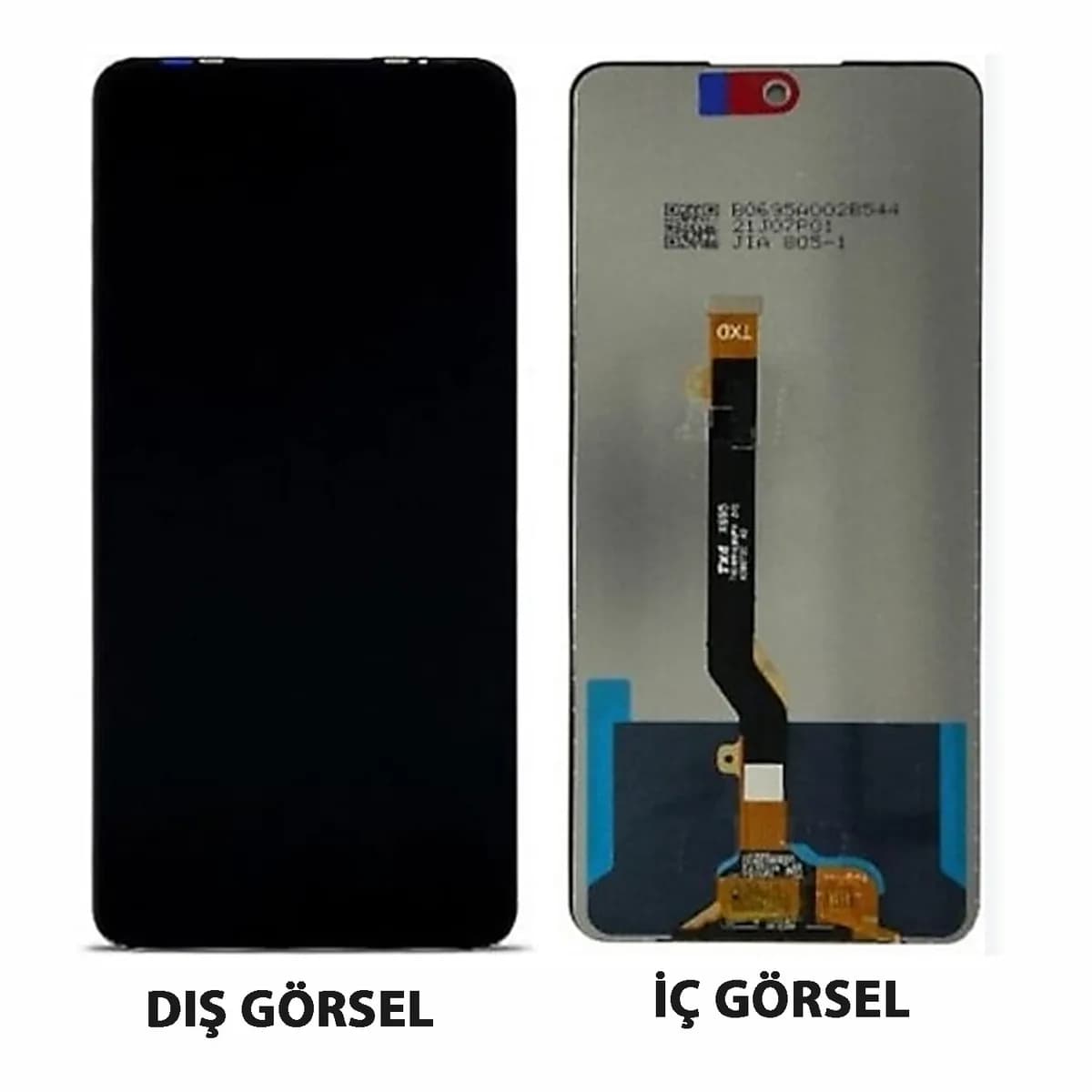 Gemtech İnfinix Hot 11S Uyumlu Org Lcd+Dokunmatik (Siyah)