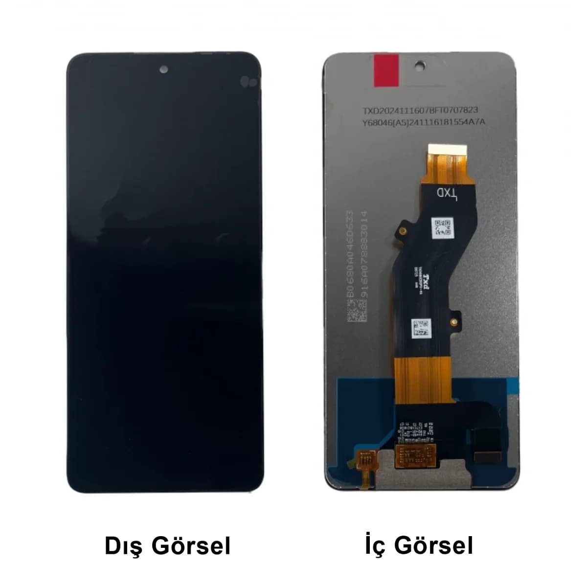 Gemtech İnfinix Hot 50İ Uyumlu Org Lcd+Dokunmatik (Siyah)