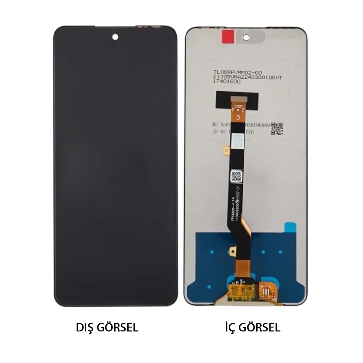 Gemtech İnfinix Note 30 Uyumlu Org Lcd+Dokunmatik (Siyah)